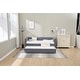 preview thumbnail 41 of 48, Tufted Upholstered Daybed with Lift Up Trundle, Twin Size Velvet Platform Sofa Bed with Charging Ports and Side Pocket Grey - Twin