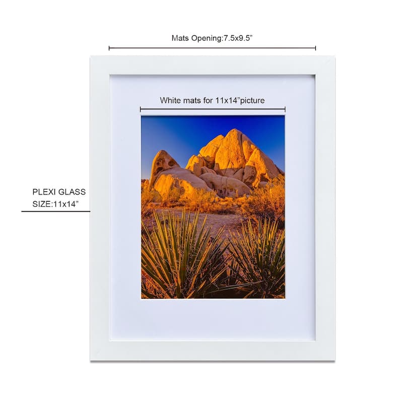 Andraid 11x14 Inch Wood Picture Frame - Set of 2 (Set of 2)