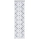 preview thumbnail 31 of 36, SAFAVIEH Alamo Lineke Rustic Boho Rug 2'2" x 8' Runner - Ivory/Charcoal - Runner