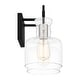 preview thumbnail 3 of 5, Pensbury 2-Light Matte Black Vanity Light