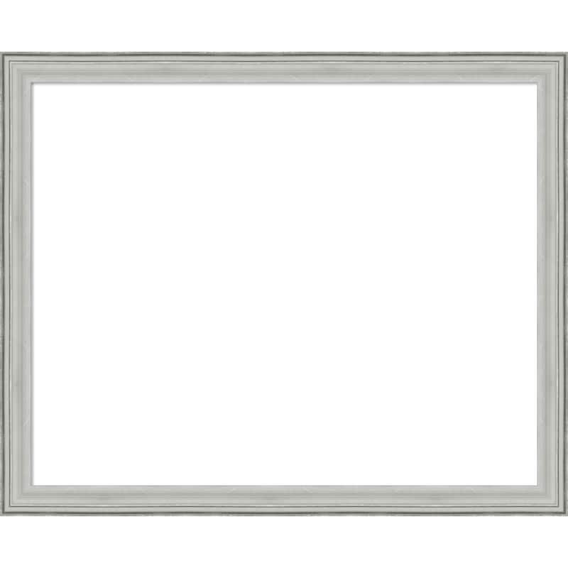 Amanti Art Bel Volto Silver Framed Dry Erase Magnetic Board