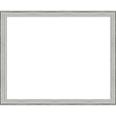 Amanti Art Bel Volto Silver Framed Dry Erase Magnetic Board