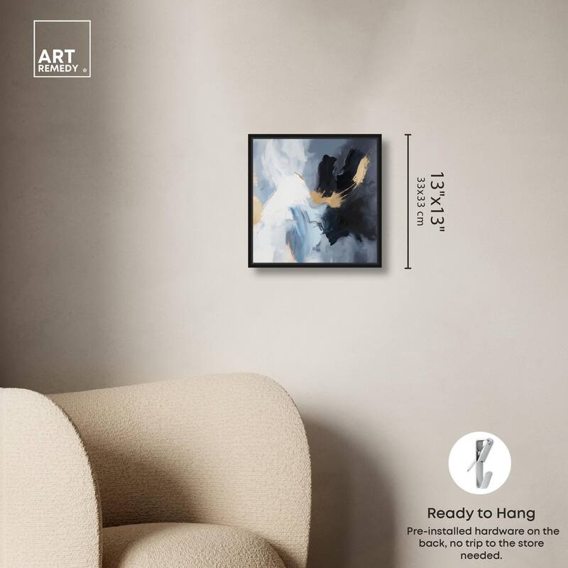 Turbulence I Canvas by Art Remedy