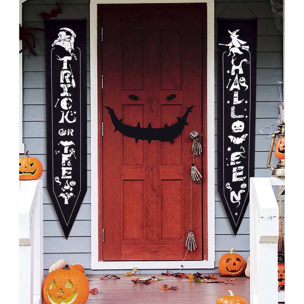 Halloween Outdoor Hanging Porch Signs Decor Door Signs
