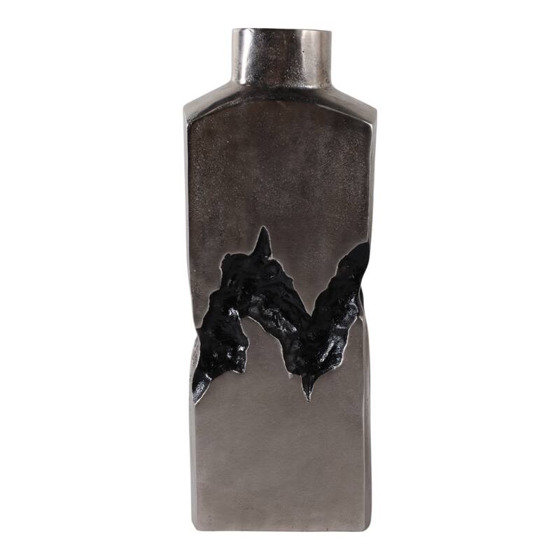 Metal Modern Sculptural Decorative Vase Abstract Design Artistic Form