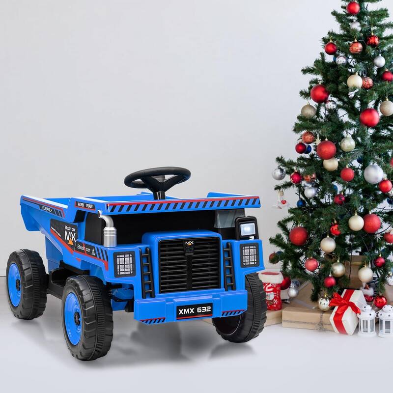 Ride on Dump Truck for Kids 3-8 - Blue