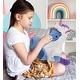 preview thumbnail 6 of 4, DolliBu Baby Blue Rabbit Unicorn Stuffed Animal with Unicorn Outfit - 8 inches