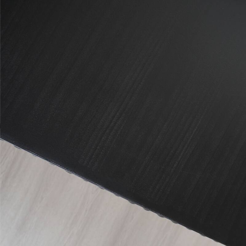 Entryway Table, Curved Waterfall-style Table,Console table with wood beads,Entrance Table for Entryway, Hallway, Living Room