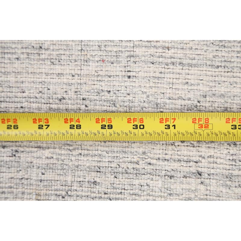 Contemporary Geometric Gabbeh Oriental Area Rug Wool Hand-knotted - 4'10" x 7'8"