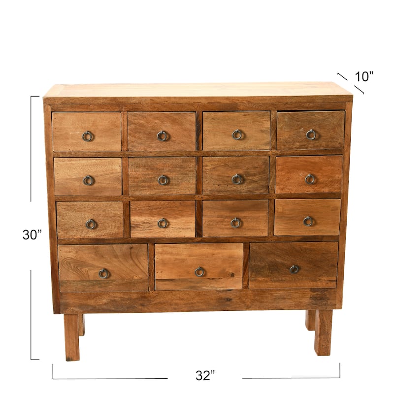 Apothecary Cabinet with 15 Drawers