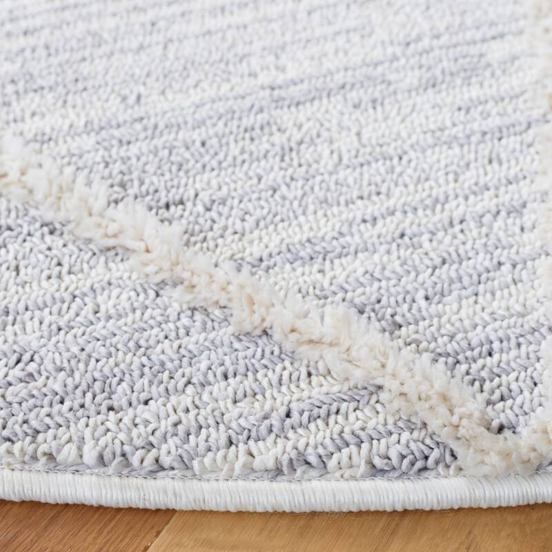 SAFAVIEH Marrakech Moroccan Roselyn Boho Braided Tassel Area Rug