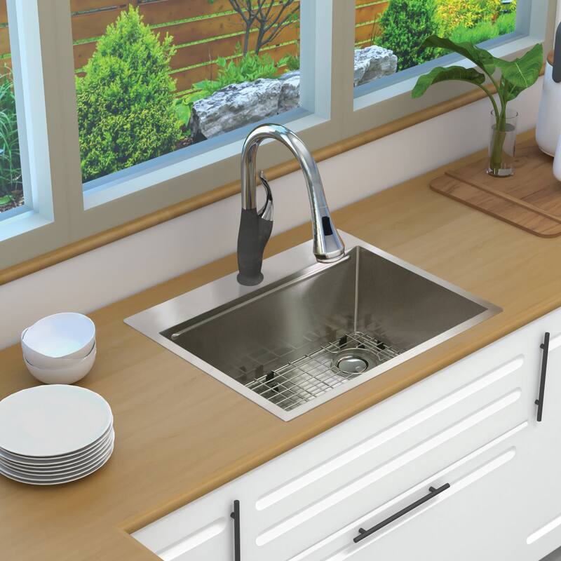 Transolid KWSST272210-1 KWS 27" Drop In Single Basin Stainless Steel