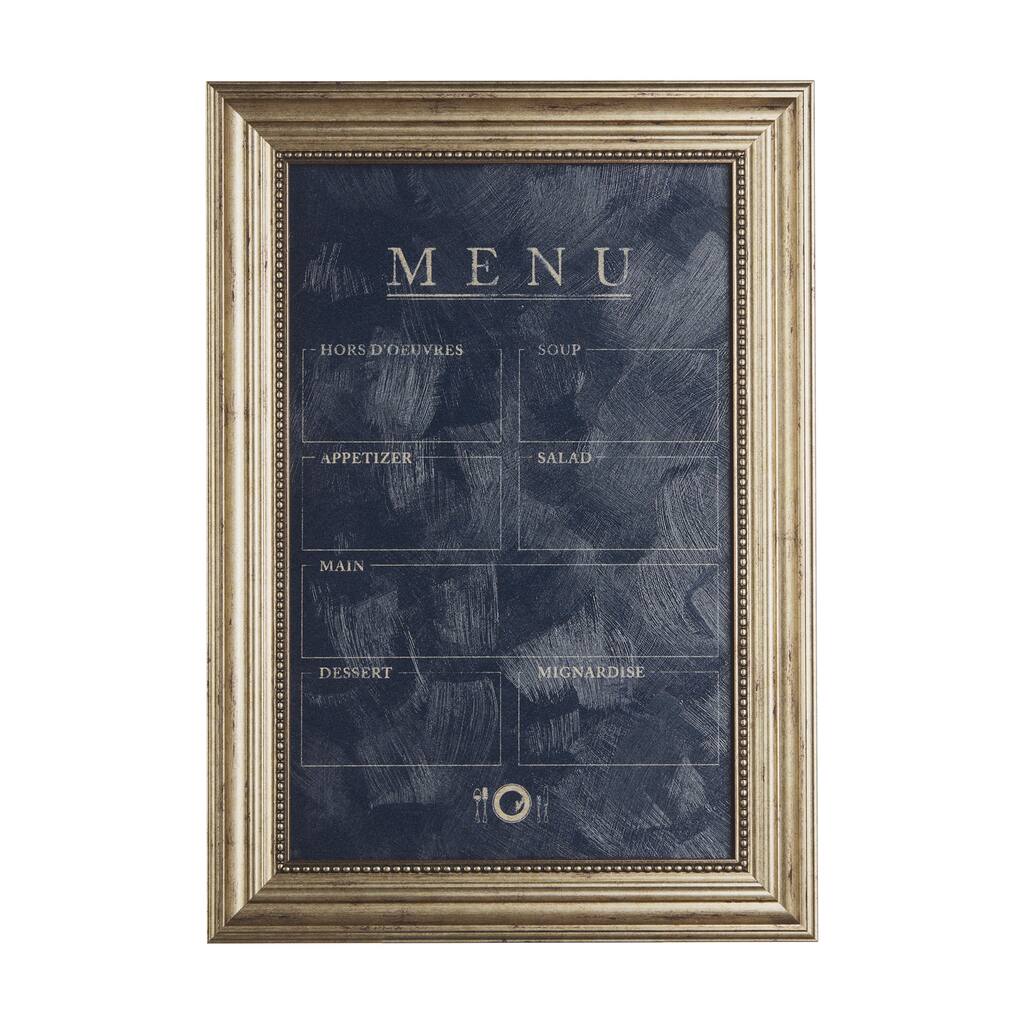 Menu II (M) Framed Art Print