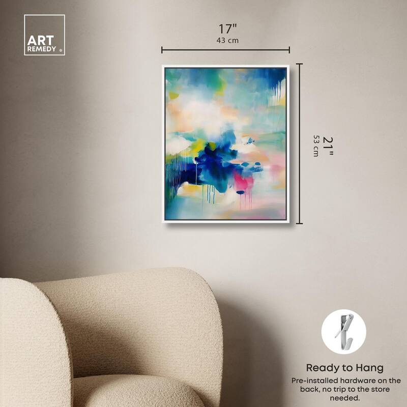 Prismatic Weeps Color II Canvas by Art Remedy