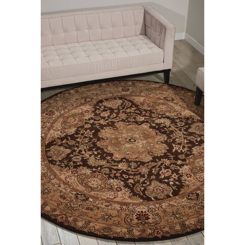 Nourison Hand-tufted Traditional Persian Wool Silk Area Rug