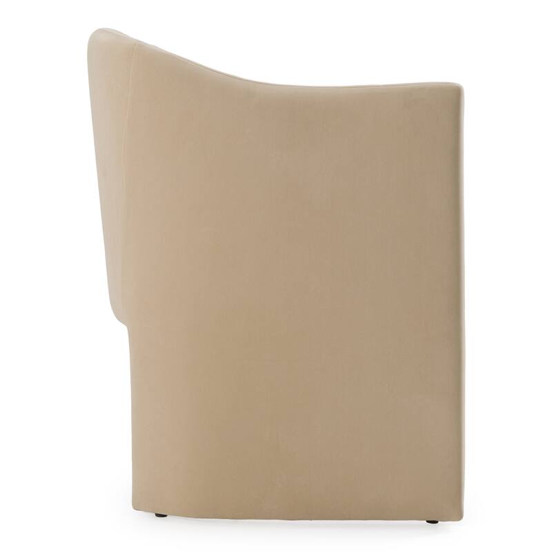 Modrest Danube Modern Beige Fabric Dining Chair