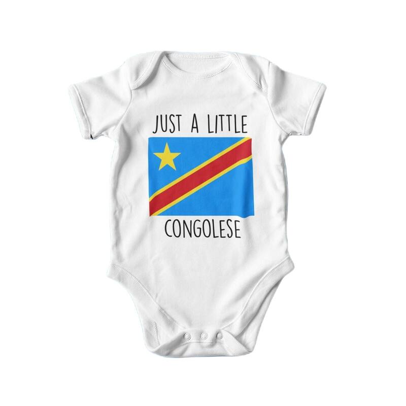 Congo - Baby Boy Girl Clothes Infant Bodysuit Funny Cute Newborn - White - Newborn