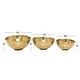 preview thumbnail 8 of 7, Gold Aluminum Metal Decorative Bowl Decorative Bowl (Set of 3) - 14 x 14 x 6 Round
