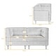 preview thumbnail 7 of 146, Madison Oversized Upholstered Corduroy Modular Sectional Sofa
