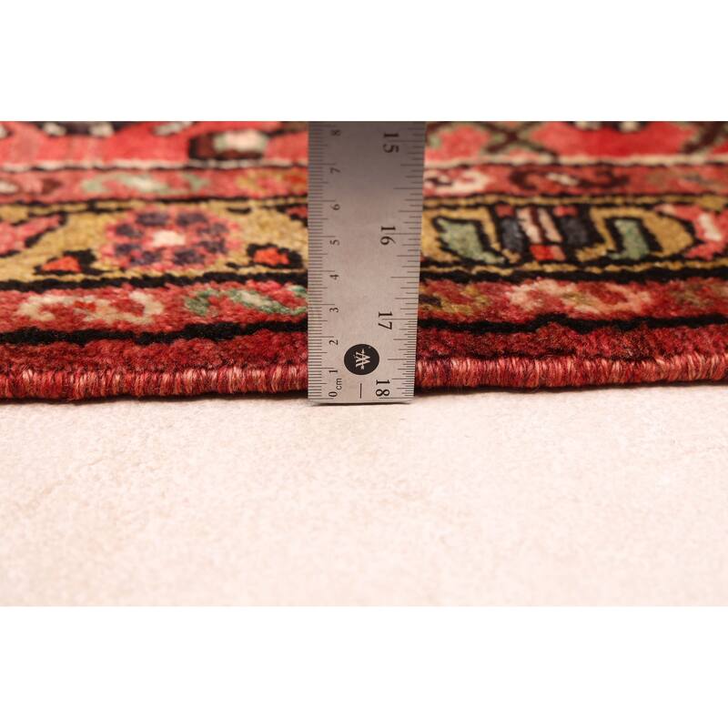 ECARPETGALLERY Hand-knotted Andelz Light Red Wool Rug - 2'9 x 9'1