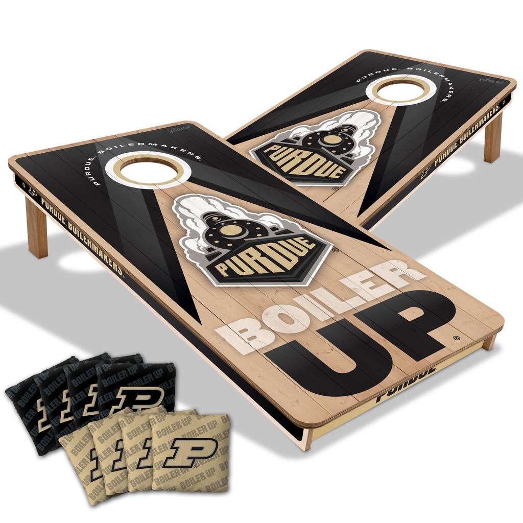 Purdue Boilermakers NCAA 2x4 Professional Cornhole Board Set