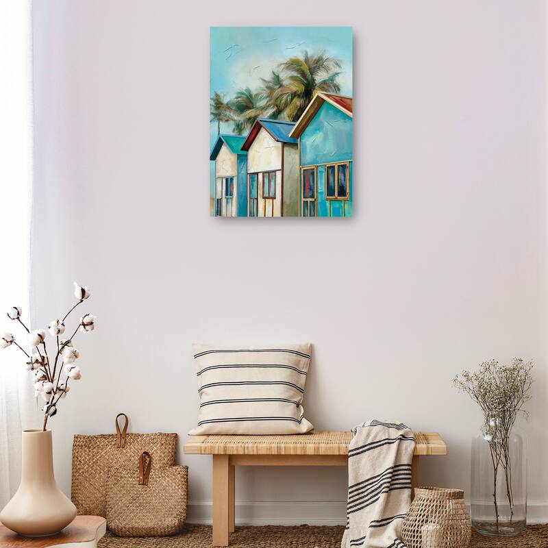 Cabana Trio By Studio Arts Canvas Art Print