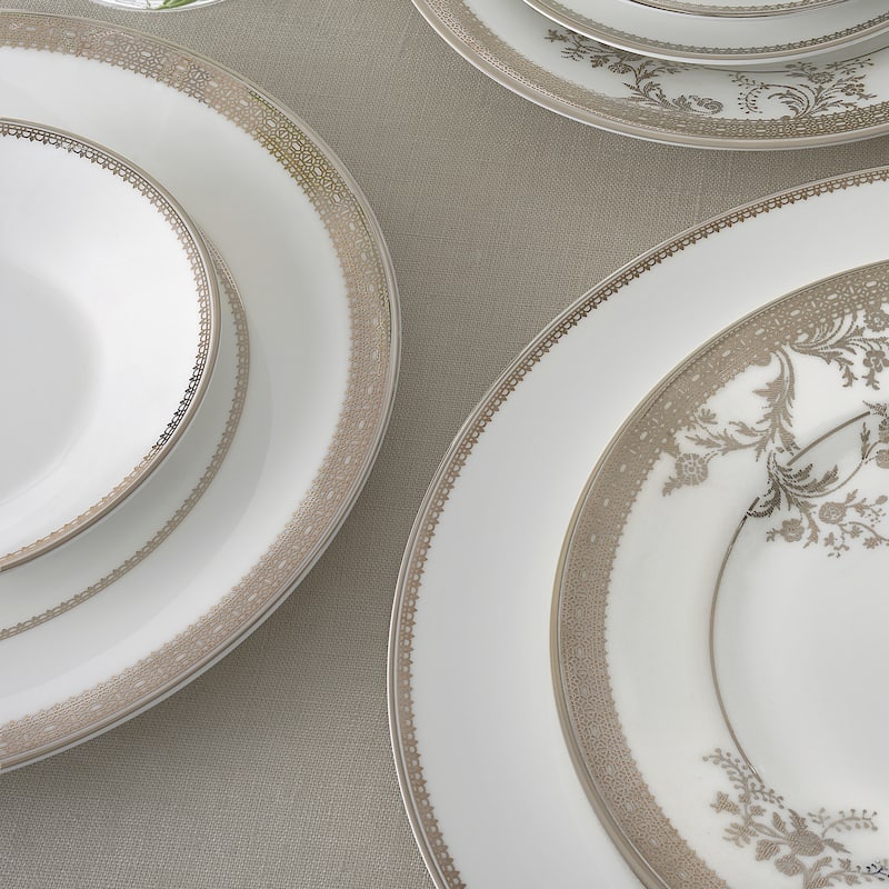 Vera Wang Lace Rim Soup Plate 8.9in