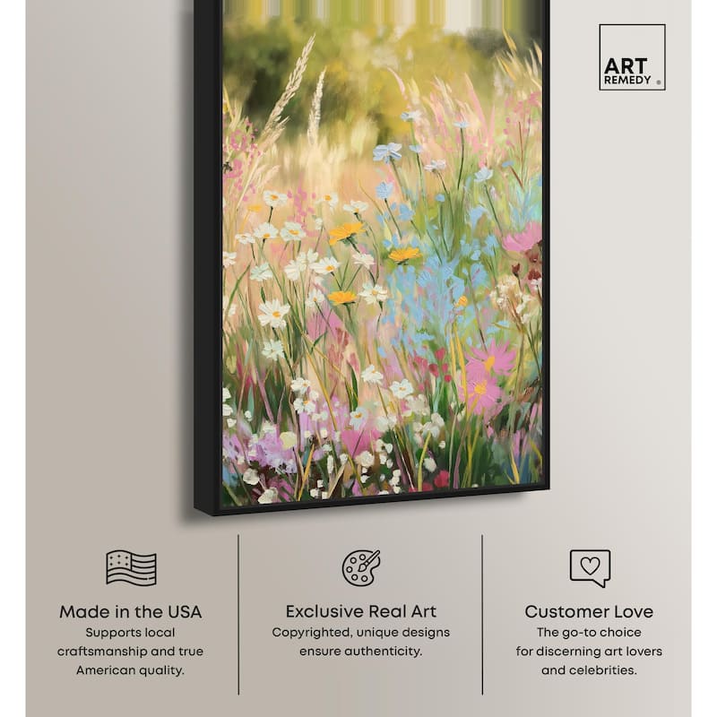 Floral Impressionism I Canvas by Art Remedy