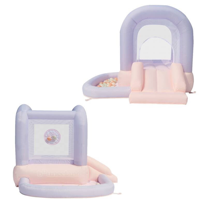 Bounceland Mini Bouncer Cotton Candy with ball pit