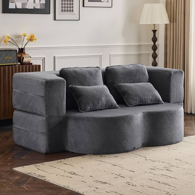 Luxury Sleeper Sofa Bed with Soft Cushion - Ultimate Comfort for Your Home