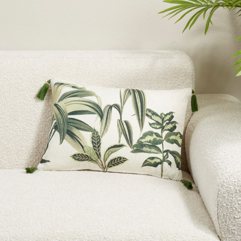 Palm Tree Throw Pillow