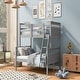 preview thumbnail 12 of 22, Twin Over Full Bunk Bed with Ladder & Guardrail