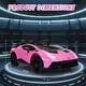 preview thumbnail 1 of 10, Pink Lamborghini 24V Kid Electric Car, Battery Powered Sports Car w Remote Control, LED Lights, Music, USB, Drifting Kids - Pink - Assembled