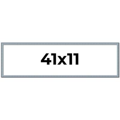 41x11 Frame Rustic Sky Blue Solid Wood Picture Frame | 0.75 Inch