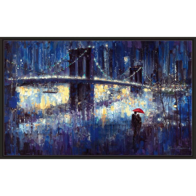 "Evening Romance" by Ruane Manning Print on Floating Canvas