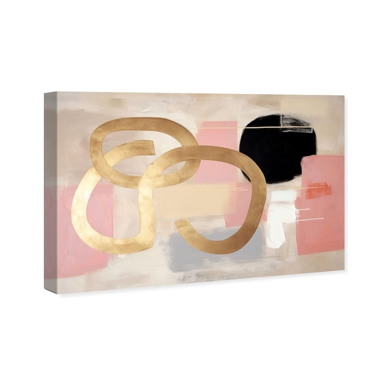 Wynwood Studio Canvas Fashion and Glam Jewelry Abstract Gold and Metallic Gold Modern & Contemporary Wall Art Canvas Print