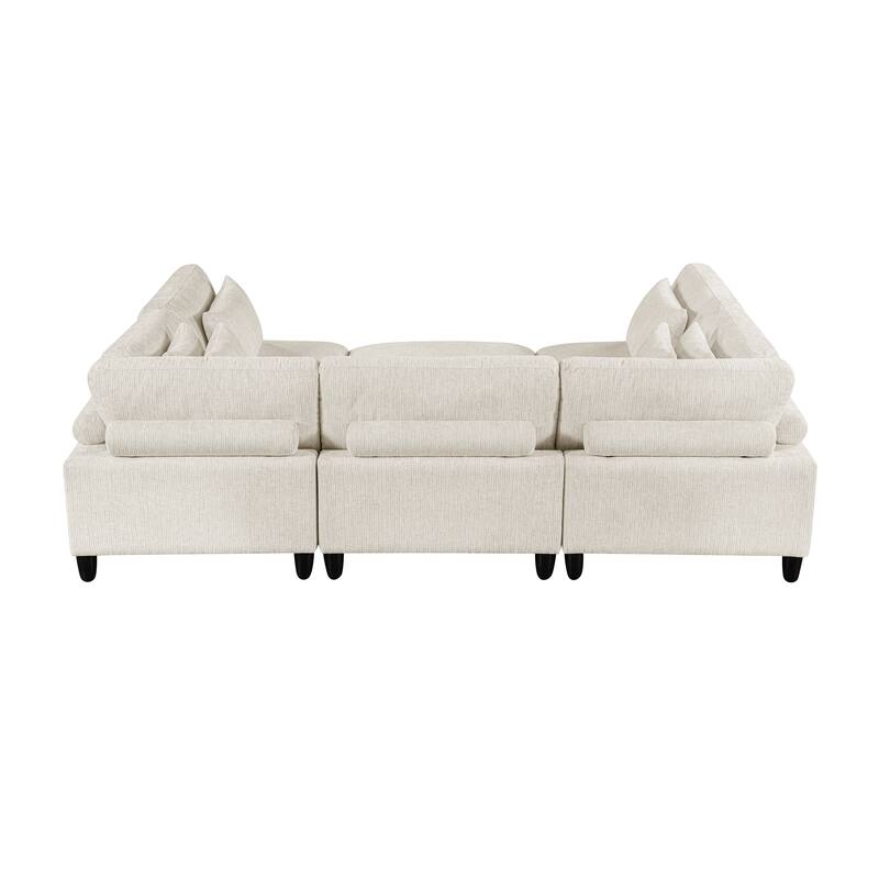 Jonas 6-Piece Modular Sectional Sofa with Ottoman