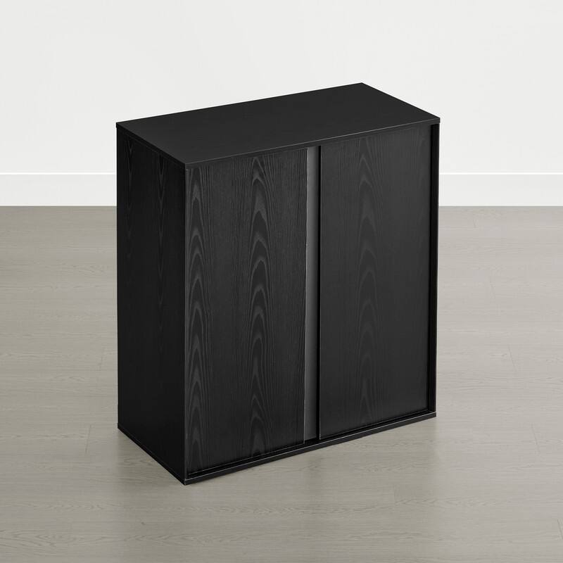 Spruce & Spring 31.5" Modern Industrial Sideboard Cabinet Storage Cabinet