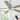 Cusp Barn 52 Inch Modern Ceiling Fan with Lights, Chrome Geometric Chandelier Fan, 5 Dual Finish Reversible Blades Ceiling Fan