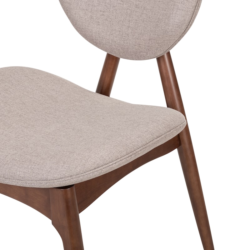 Christopher Knight Home - Nomi Modern Upholstered Indoor Dining Chair with Curved Back Support