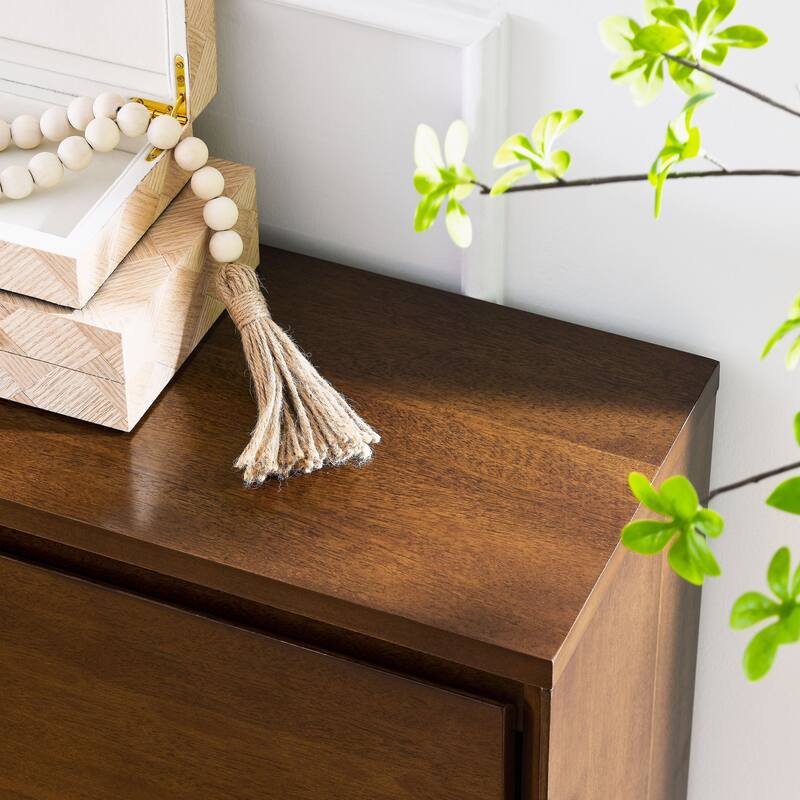 Sideboard, Buffet Cabinet with 2 Outlet Holes, Storage Cabinet