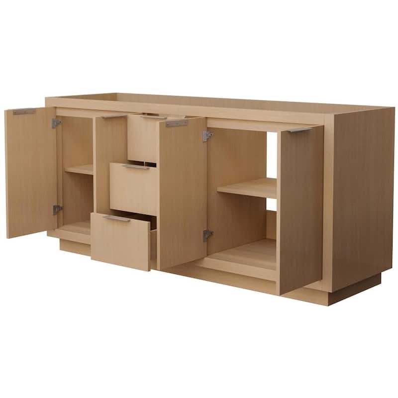 Wyndham Collection Maroni 72" Double Free Standing Vanity Cabinet Only