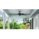 preview thumbnail 1 of 15, Hunter 48" Sea Wind Outdoor Ceiling Fan with Pull Chain, Damp Rated Matte Black