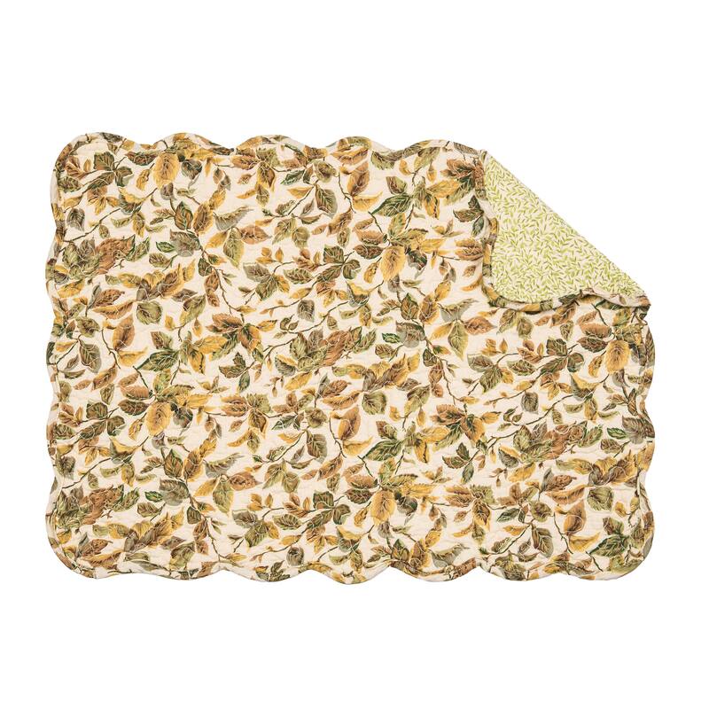 Iris Quilted Placemat Set 6