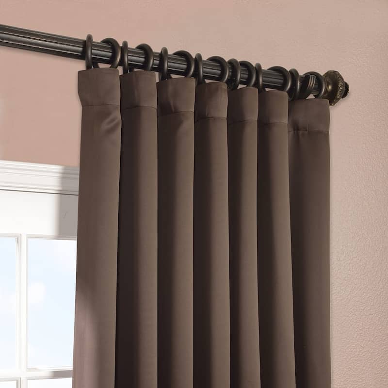Exclusive Fabrics Extra Wide Room Darkening Curtain (1 Panel)
