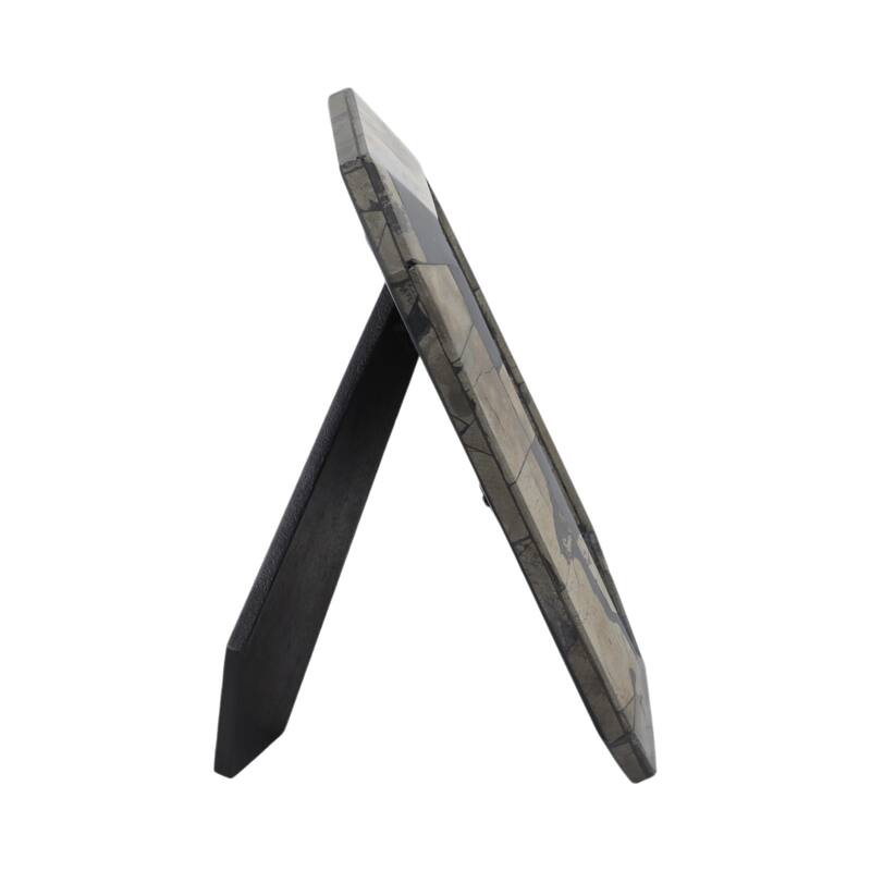 Decorative Antiqued Metal Photo Frame - Brown