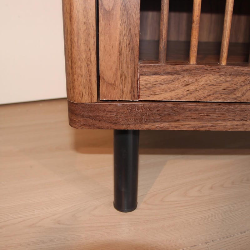 Shoe Cabinet with Shutter Doors, 6-Tier Entryway Shoe Cabinet with Adjustable Shelves, Wooden Modern Rack Organizer