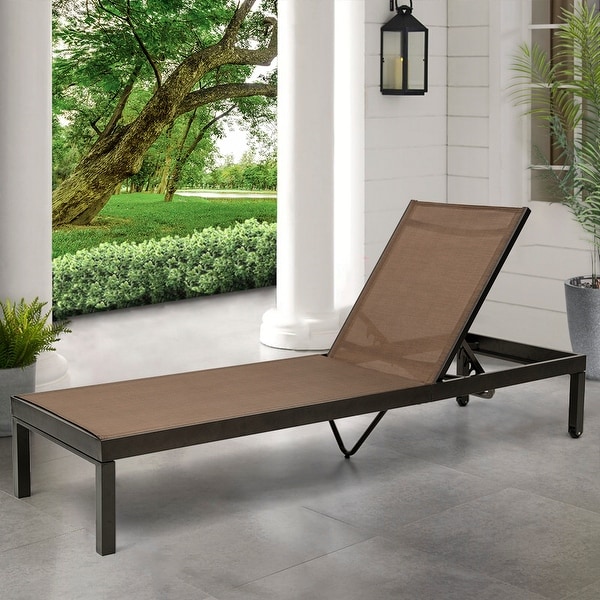chaise lounge outdoor aluminum