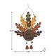 preview thumbnail 43 of 53, Glitzhome Thanksgiving Wooden Turkey Table Decor Wall Hanging Signs