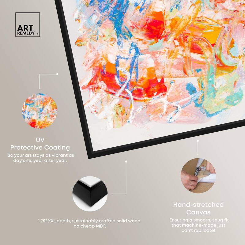 Swirling Hues I Canvas by Art Remedy